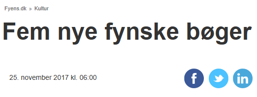 Fem nye fynske bøger